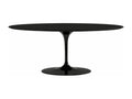 Oval tulip table - Matte black top - Width 160 cm - Glossy black base SLLB12988