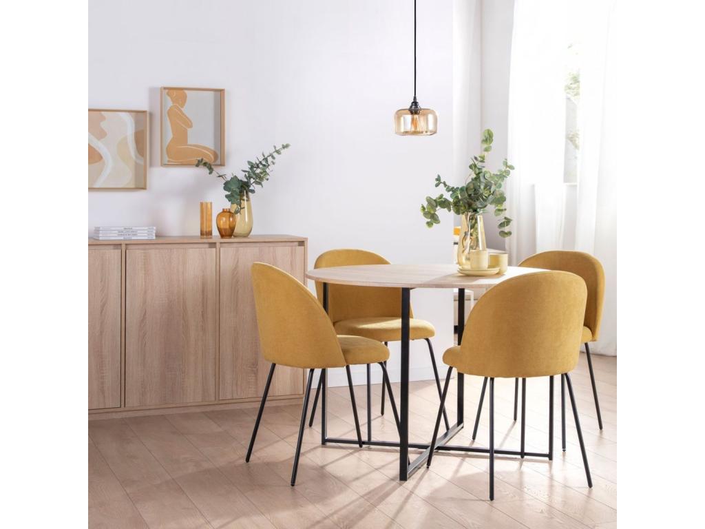 Dekonao fabric dining chair 49x81 cm - Dekonao DOJY63235