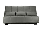 Fabric click-clack sofa with storage, Dekonao 15cm mattress, Dekonao 193cm - Grey SCQV87999