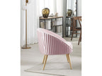 Dekonao Armchair in Pink Velvet VKEJ32617