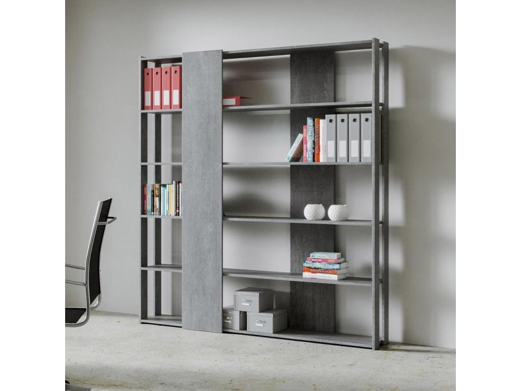 Dekonao B concrete gray bookcase NYGI81666