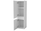 White bathroom cabinet, wall-mounted bathroom column unit, 30x30x110 cm (LxWxH) AARQ28704