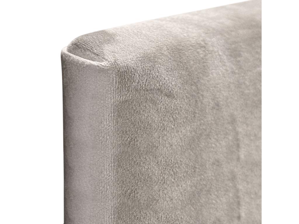 Dekonao Smooth Velvet Headboard with Buttons 80x60 Beds 80/90 - Beige UVBG62737