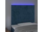 Dark Blue LED Headboard 100x5x118/128 cm Velvet XHEZ99874
