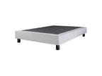 Dekonao Mattress Set: 27cm high-density foam, firm summer/winter side, grey slatted base, 20cm thick, 140x200cm GSMZ80878