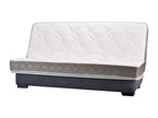 Fabric click-clack sofa with storage, Dekonao 15cm mattress, Dekonao 193cm - Grey SCQV87999