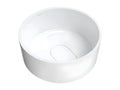 Dekonao 42cm countertop washbasin, glossy white, with included white waste fitting RWLN68384
