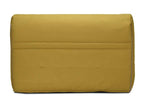 Dekonao fabric sofa bed with 15cm mattress, 140x200cm - Yellow HBMF65575