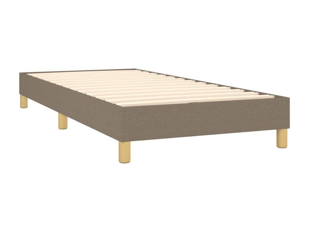 Upholstered bed base with Ligniva mattress 100x200 cm Fabric RLBP24311