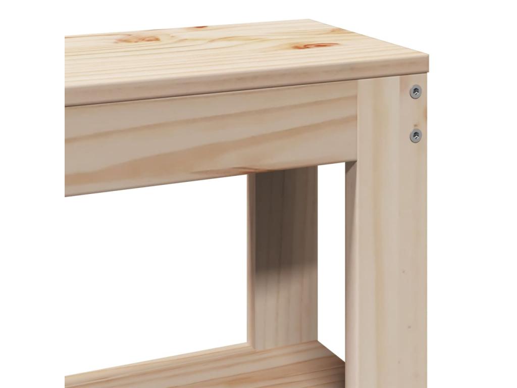 Bed frame without mattress 140x200 cm solid pine wood IZLC45903