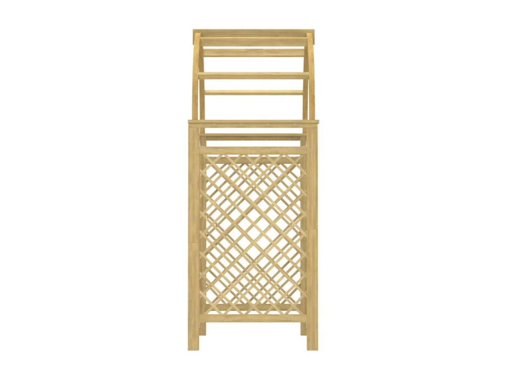 Arch with lattice 141x97x243 Solid impregnated pine wood UERV21311