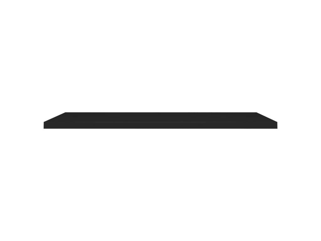 Floating wall shelf, black, 120x23.5x3.8 cm, MDF, GKSH59214