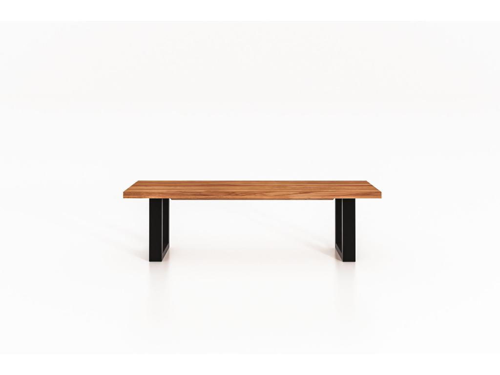 Ligniva - Natural oiled beech heartwood dining bench HCUC64194