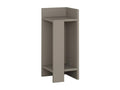 Dekonao Bedside Table, Low Chest of Drawers, Nightstand, Bedside Shelf, 25x27h60 cm, Dove Gray XWAI64976