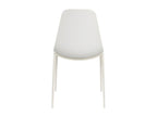 Dekonao - Set of 4 plastic, fabric and metal chairs - Ecru DJCN14382