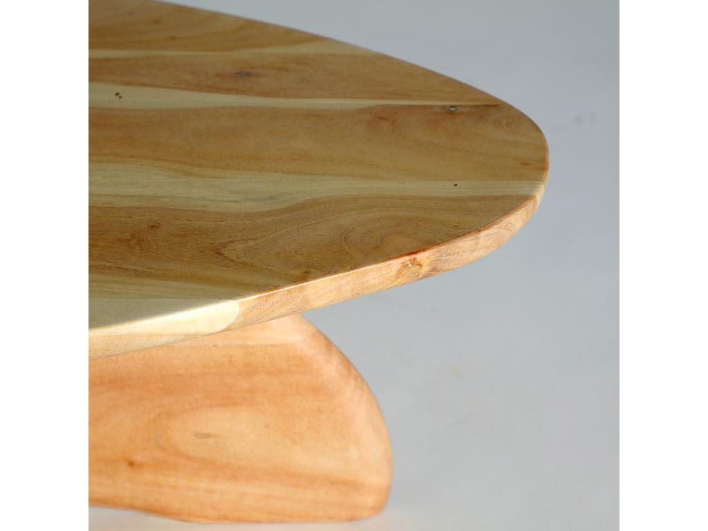 Dekonao light brown wooden coffee table 110x59x35 cm ZRHR78796