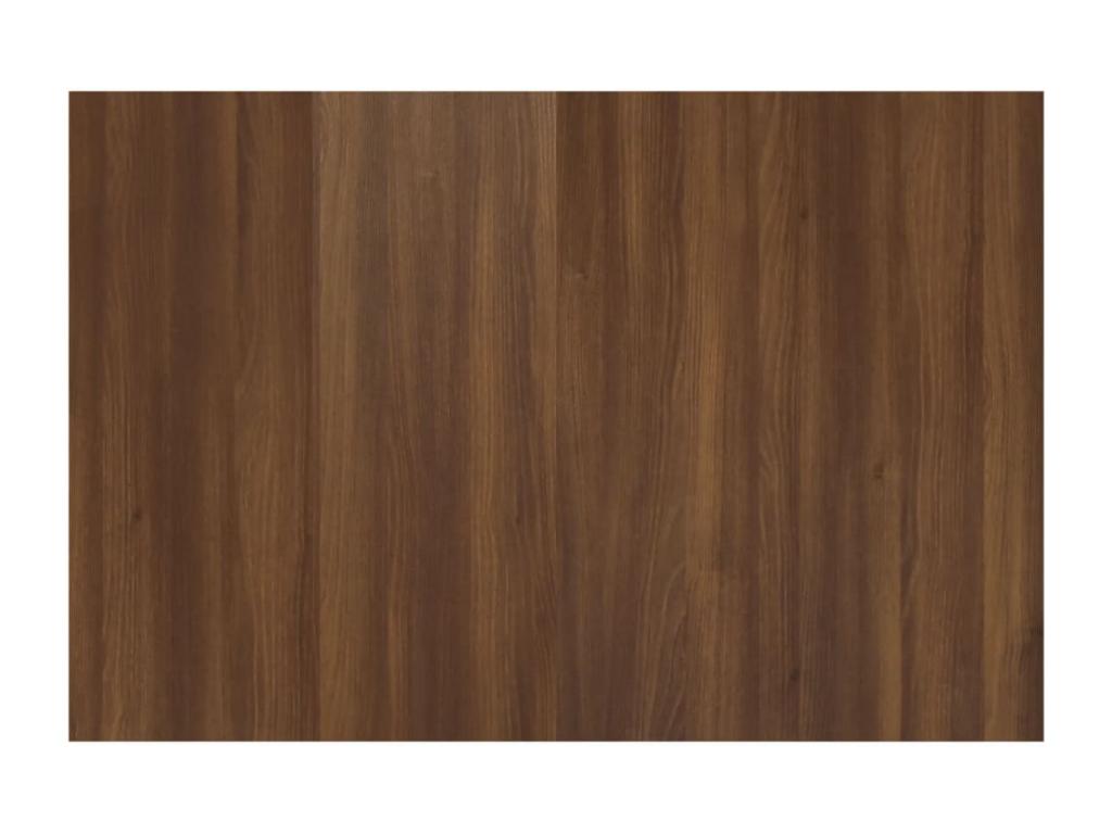 Brown Oak Headboard 120x1.5x80 cm Engineered Wood SUAK27451