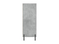 Concrete grey shelving unit 69.5x32.5x90 cm engineered wood NLNM89866