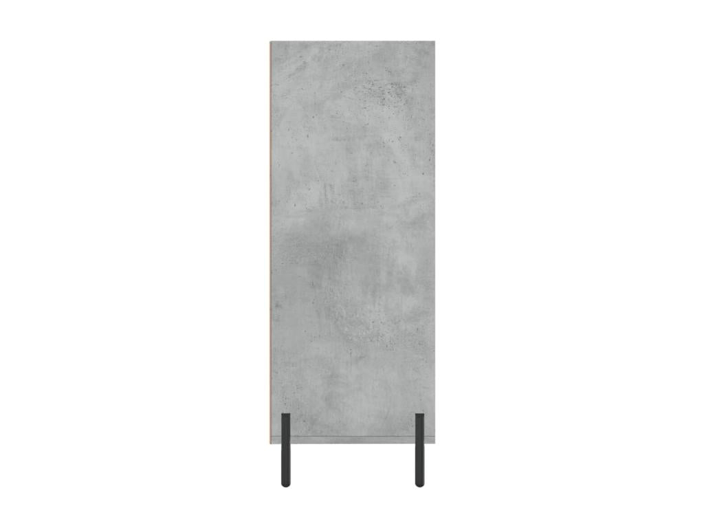 Concrete grey shelving unit 69.5x32.5x90 cm engineered wood NLNM89866