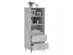 High sideboard, concrete grey, 40x36x110 cm, engineered wood, HDUH03646