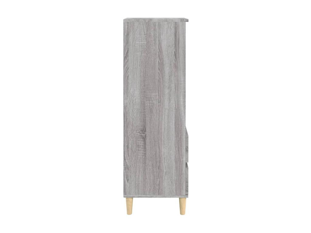 Dekonao tall sideboard, grey, 40x36x110 cm, engineered wood, YTPL13252