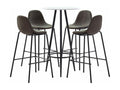 5-piece bar set, dark grey fabric FCFJ52801