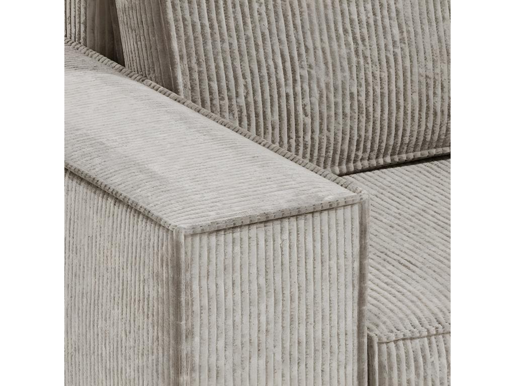 Dekonao Mini reversible and convertible 3-seater corner sofa with storage, corduroy, Dekonao VBIW29673