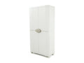 2-door storage cabinet, beige - W- 90 x D- 45 x H- 184 cm DQOF17576