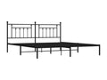 Metal bed frame with black headboard 193x203 QCQL65093