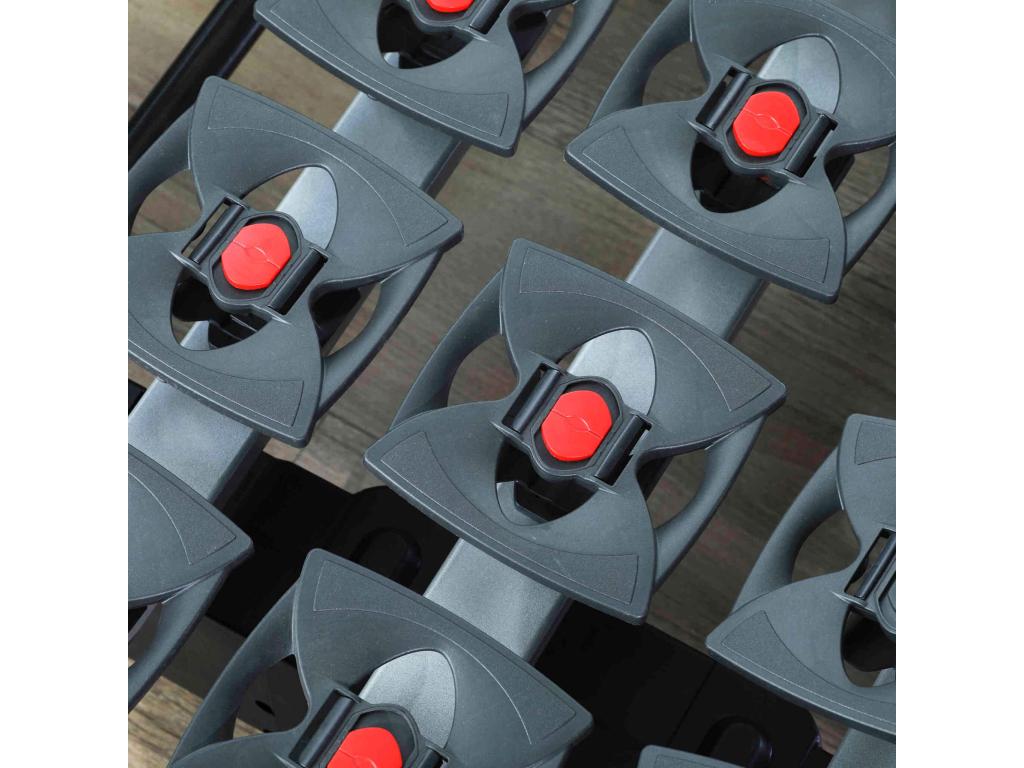 Electric relaxation bed base with all slats, anthracite fabric, 90x190 WEJH23338