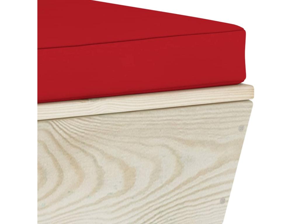 3-seater pallet garden sofa with cushions, spruce wood, 12 SHLO88642