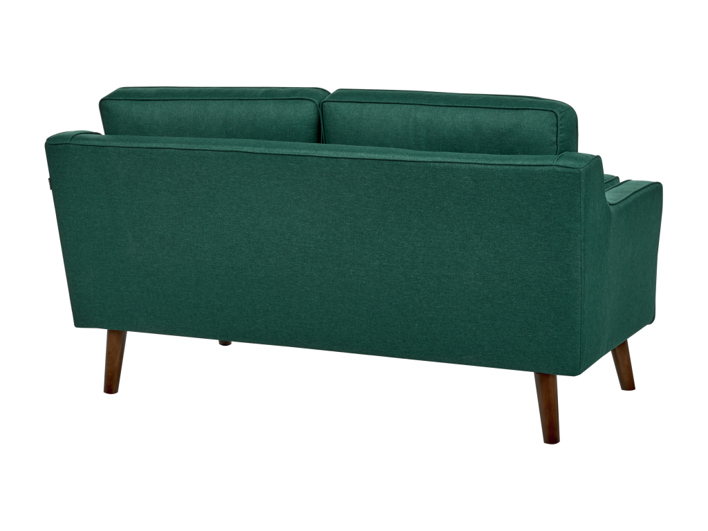 Ligniva 2-seater sofa in dark green fabric GYTM27480