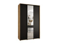 Dekonao 3-Door Sliding Wardrobe 235.2/160/60 3 Doors Dekonao/Black/Black HDUL08872