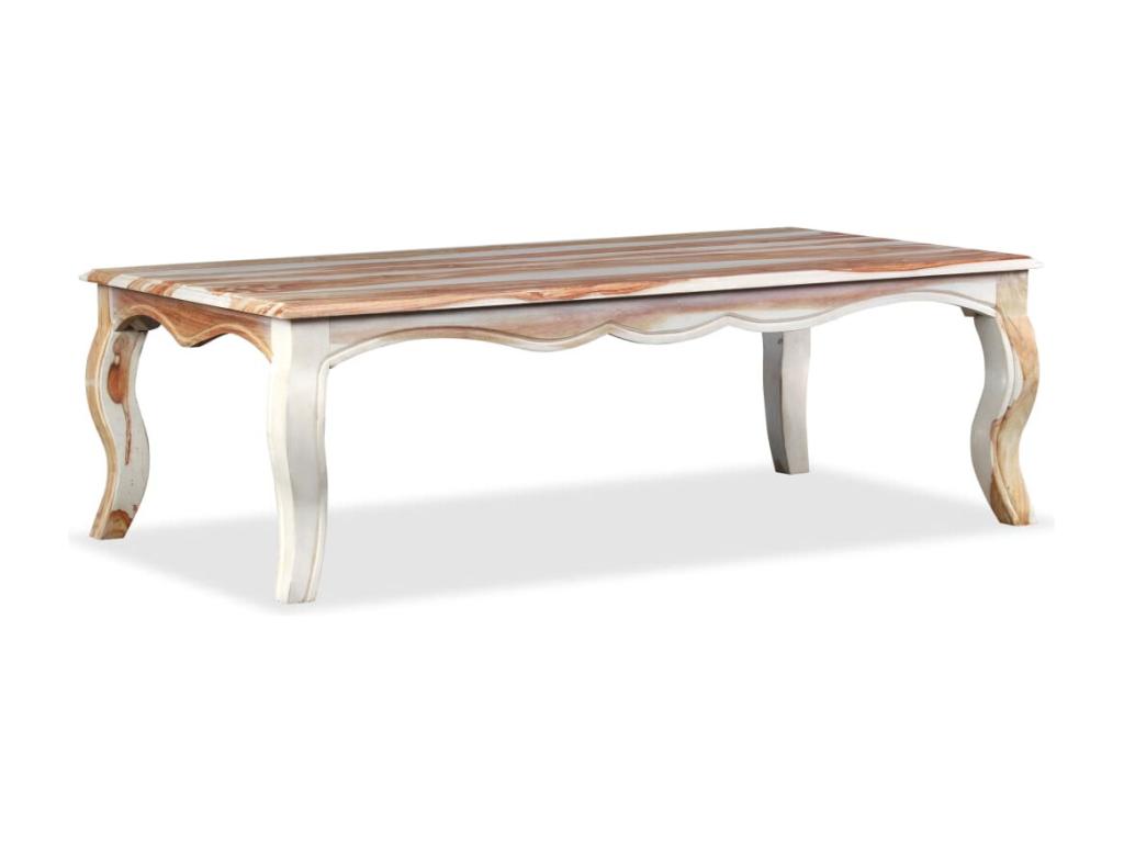 Coffee table Solid wood 110x60x35 cm XUIL53818