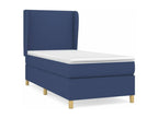 Dekonao bed base with mattress, blue, 90x190 cm, fabric, GAJY29403