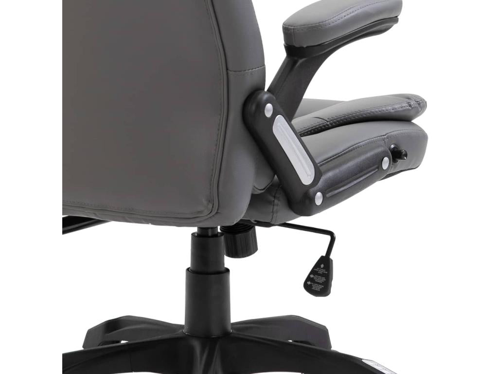 Anthracite Faux Leather Office Chair FEBF09629