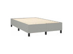 Dekonao bed base with light grey mattress 120x200 Fabric UZTT07957