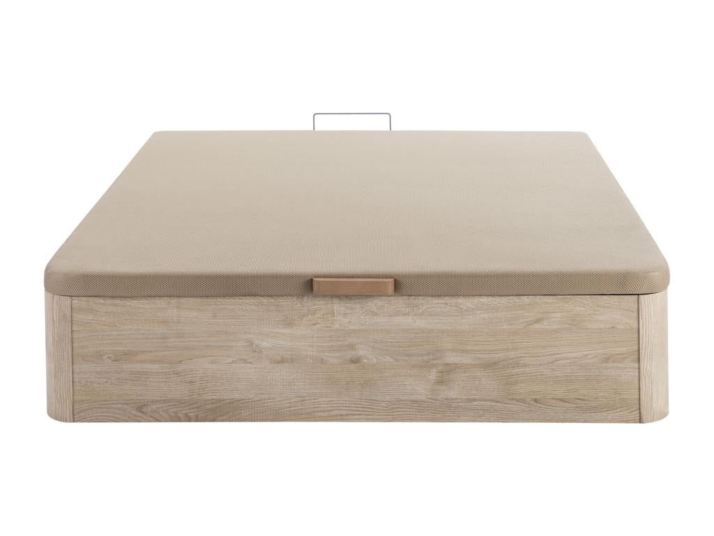 140x200 cm storage bed base - Light natural - Dekonao USTF96838