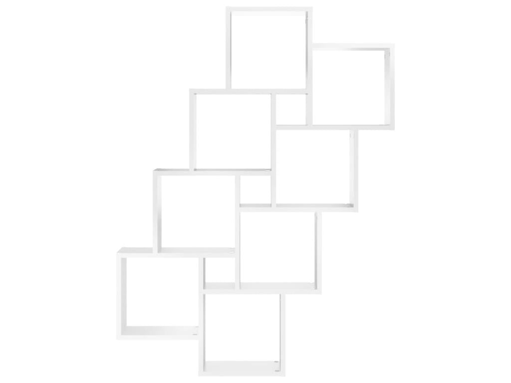 Dekonao wall shelf, white, 90x15x119 WVDM00399